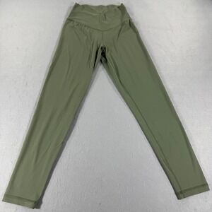 OFFLINE by Aerie Real Me 7/8‎ High Rise Crossover Leggings Olive Green Medium